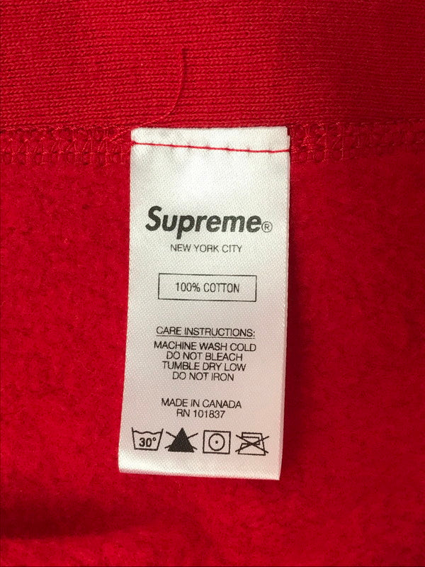 【中古品】【メンズ】 Supreme シュプリーム 19AW BANDANA BOX LOGO HOODED SWEATSHIRT バンダナ ボックスロゴ フーデッド スウェットシャツ パーカー 149-260420-na-17-tagh サイズ：M カラー：レッド 万代Net店