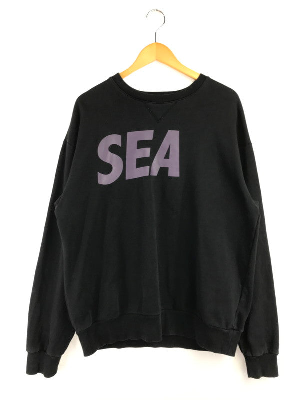 【中古品】【メンズ】 WIND AND SEA ウィンダンシー SWEAT WDS-SEA-02-01 スウェット トレーナー トップス 142-260416-rt-01-tag サイズ：XL カラー：ブラック 万代Net店