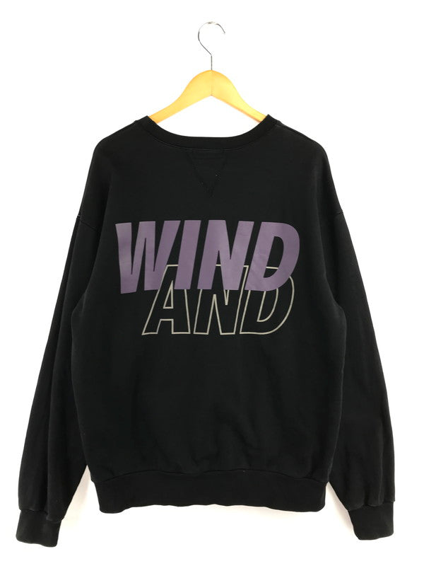 【中古品】【メンズ】 WIND AND SEA ウィンダンシー SWEAT WDS-SEA-02-01 スウェット トレーナー トップス 142-260416-rt-01-tag サイズ：XL カラー：ブラック 万代Net店