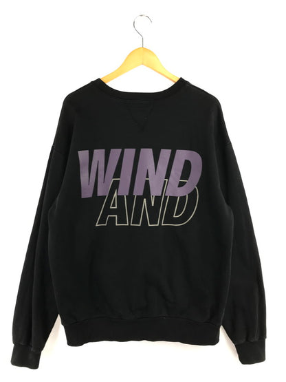 【中古品】【メンズ】 WIND AND SEA ウィンダンシー SWEAT WDS-SEA-02-01 スウェット トレーナー トップス 142-260416-rt-01-tag サイズ：XL カラー：ブラック 万代Net店