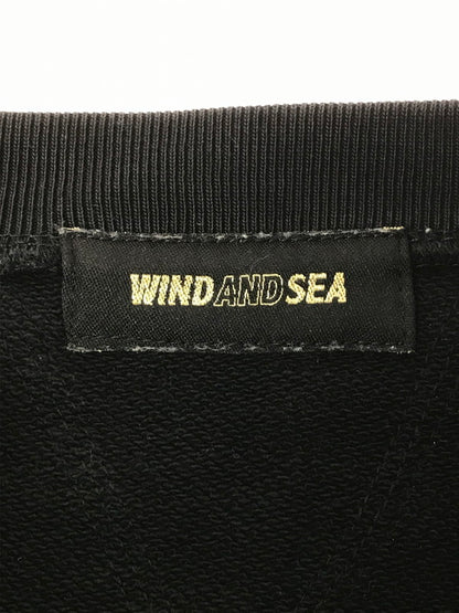 【中古品】【メンズ】 WIND AND SEA ウィンダンシー SWEAT WDS-SEA-02-01 スウェット トレーナー トップス 142-260416-rt-01-tag サイズ：XL カラー：ブラック 万代Net店