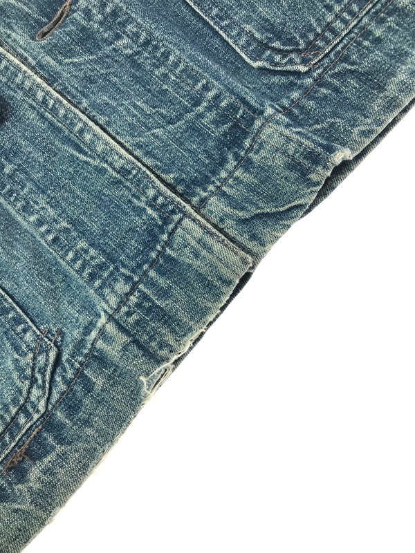 【現状渡し品】【メンズ】 U.S.NAVY アメリカ海軍 40's SHAWL COLLAR DENIM COVERALL ショール カラーデニム カバーオール ライトアウター 146-260416-rt-03-tag サイズ：不明 下記参照 カラー：インディゴ 万代Net店