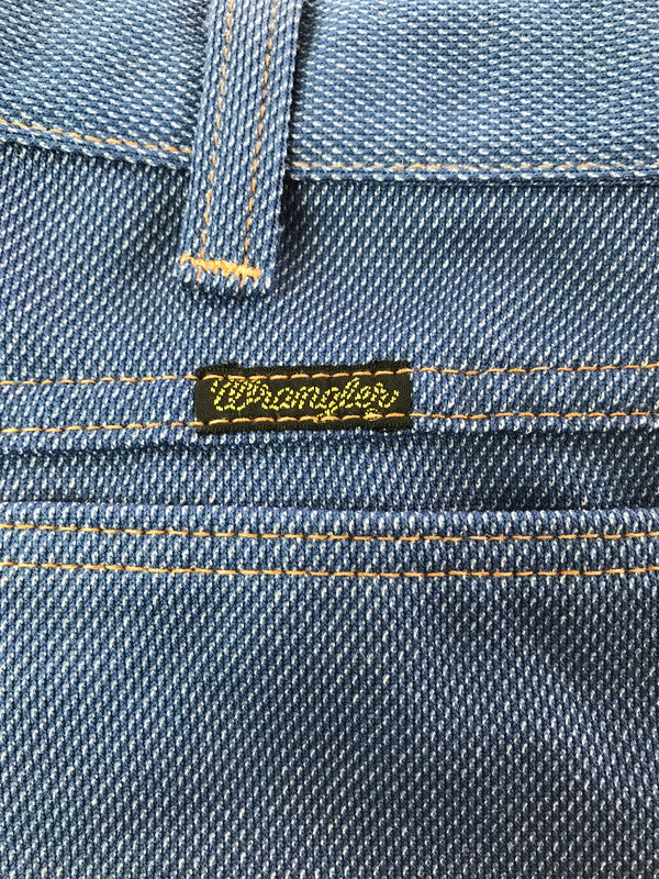 【現状渡し品】【メンズ】 WRANGLER ラングラー 70'S BOOTCUT PANTS 42TALON 1Ｗ322BB 70年代 ブーツカットパンツ ボトムス 157-260920-na-16-tagh サイズ：32×31 カラー：ブルー 万代Net店