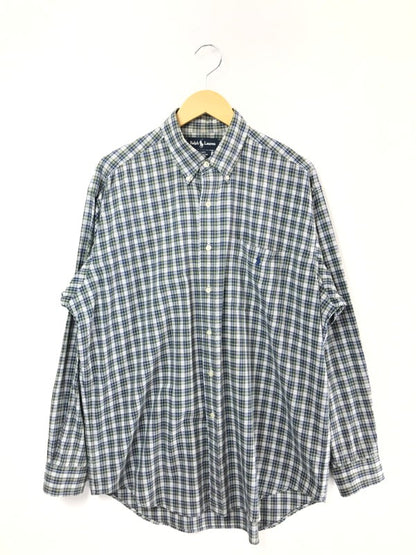 【中古品】【メンズ】 RALPH LAUREN ラルフローレン BLAKE B.D.SHIRT ボタンダウン シャツ 長袖シャツ トップス 146-260508-ty-06-tag サイズ：L カラー：ブルー 万代Net店