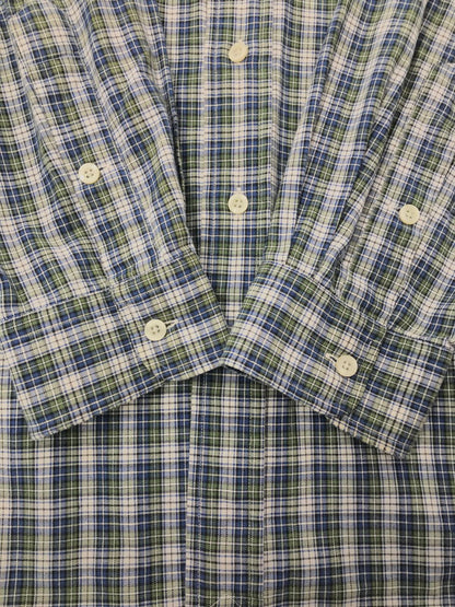 【中古品】【メンズ】 RALPH LAUREN ラルフローレン BLAKE B.D.SHIRT ボタンダウン シャツ 長袖シャツ トップス 146-260508-ty-06-tag サイズ：L カラー：ブルー 万代Net店