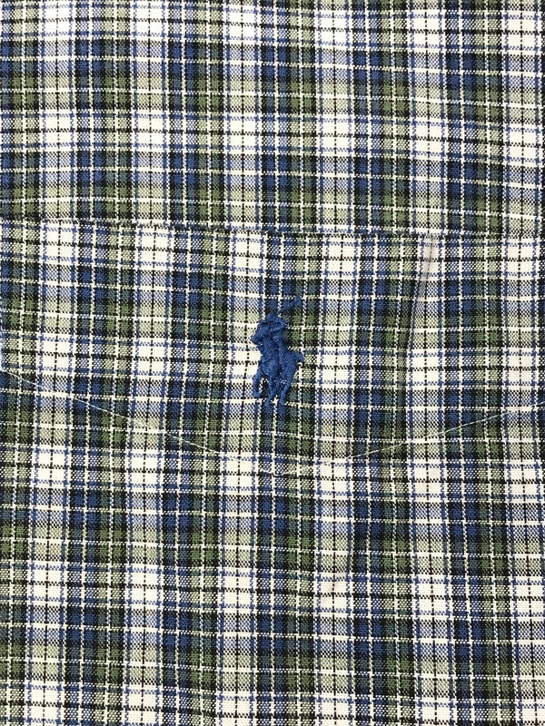 【中古品】【メンズ】 RALPH LAUREN ラルフローレン BLAKE B.D.SHIRT ボタンダウン シャツ 長袖シャツ トップス 146-260508-ty-06-tag サイズ：L カラー：ブルー 万代Net店
