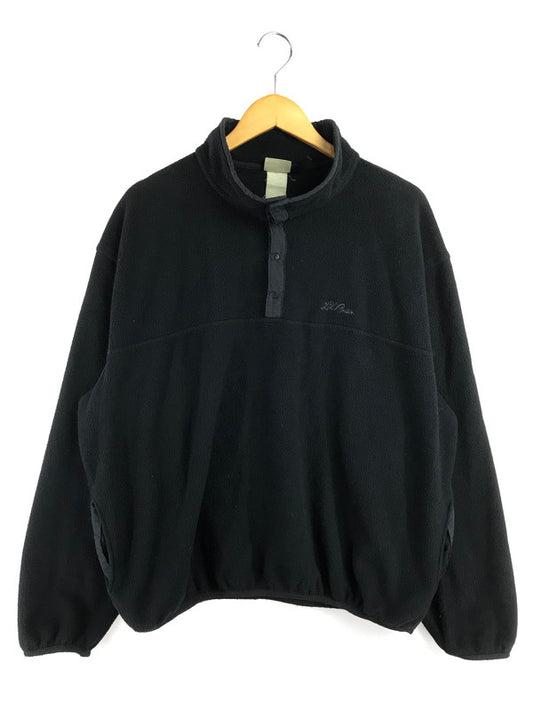 【中古品】【メンズ】 L.L.Bean エルエルビーン 80's SNAP FLEECE PULLOVER ８０年代 スナップ フリース プルオーバー ヴィンテージ トップス 146-260416-rt-05-tag サイズ：不明 下記参照 カラー：ブラック 万代Net店