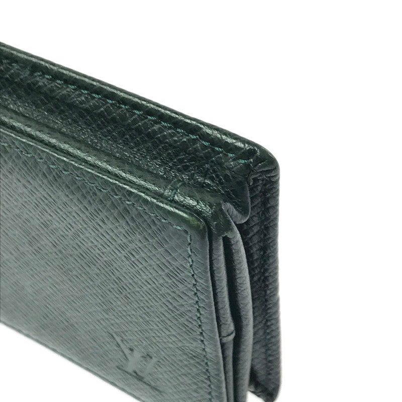 【中古品】【メンズ】 LOUIS VUITTON ルイ・ヴィトン タイガ ポルトモネ ボワット コインケース MI0998 M30384 財布 179-260418-na-06-tagh カラー：グリーン 万代Net店