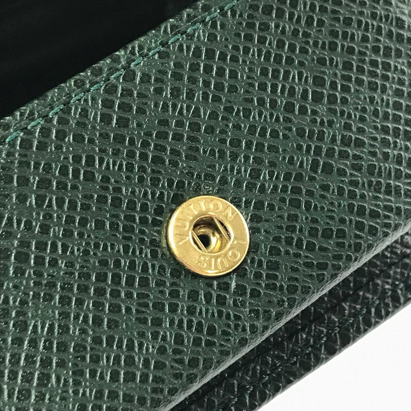 【中古品】【メンズ】 LOUIS VUITTON ルイ・ヴィトン タイガ ポルトモネ ボワット コインケース MI0998 M30384 財布 179-260418-na-06-tagh カラー：グリーン 万代Net店
