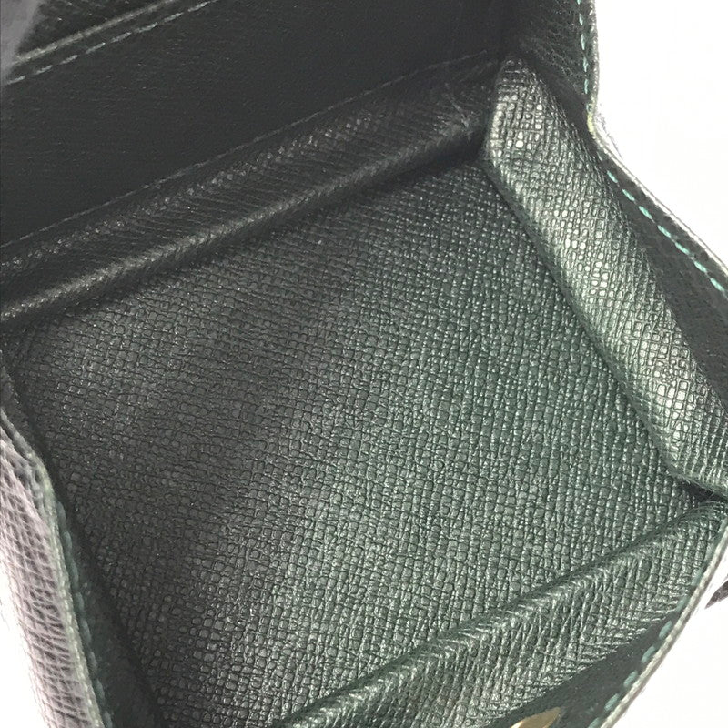 【中古品】【メンズ】 LOUIS VUITTON ルイ・ヴィトン タイガ ポルトモネ ボワット コインケース MI0998 M30384 財布 179-260418-na-06-tagh カラー：グリーン 万代Net店