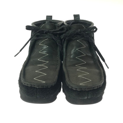 【中古品】【メンズ】 Clarks クラークス × NEIGHBORHOOD ネイバーフッド WALLABEE GORE-TEX 221CLCLN-FW01 ワラビー ゴアッテックス 靴 164-260418-rt-04-tagh カラー：ブラック 万代Net店