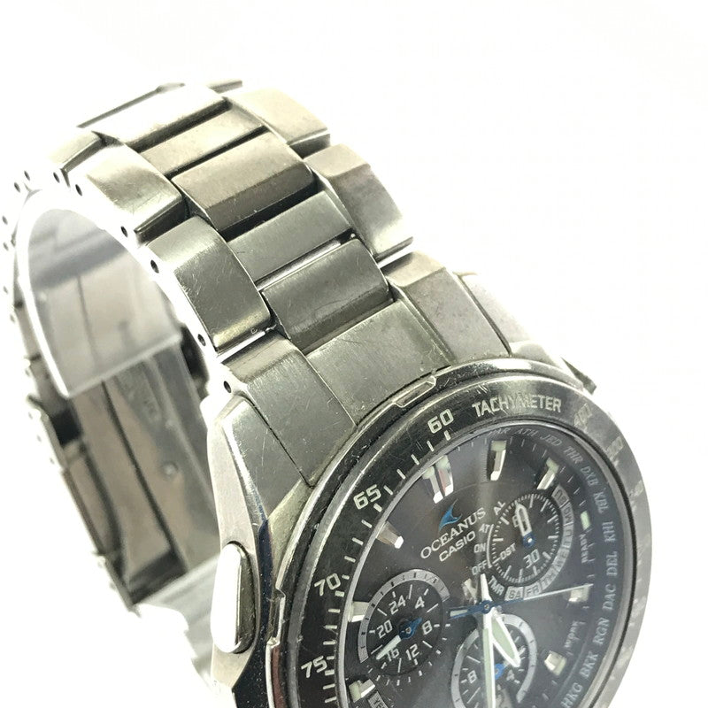 【現状渡し品】【メンズ】 CASIO カシオ OCEANUS オシアナス OCW-M800 腕時計 197-260418-na-16-tagh カラー：シルバー 万代Net店