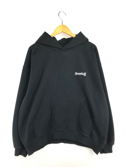【中古品】【メンズ】 SUPPLIER サプライヤー CROSS HOODIE "クロスフディー 142-260416-rt-16-tag サイズ：L カラー：ブラック 万代Net店