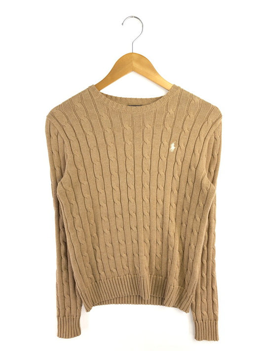 【中古品】【メンズ】 POLO RALPH LAUREN ポロ ラルフローレン CABLE KNIT SWEATER 0200012627 ケーブル ニット セター トップス 168-260516-rt-28-tagh サイズ：S カラー：ベージュ 万代Net店