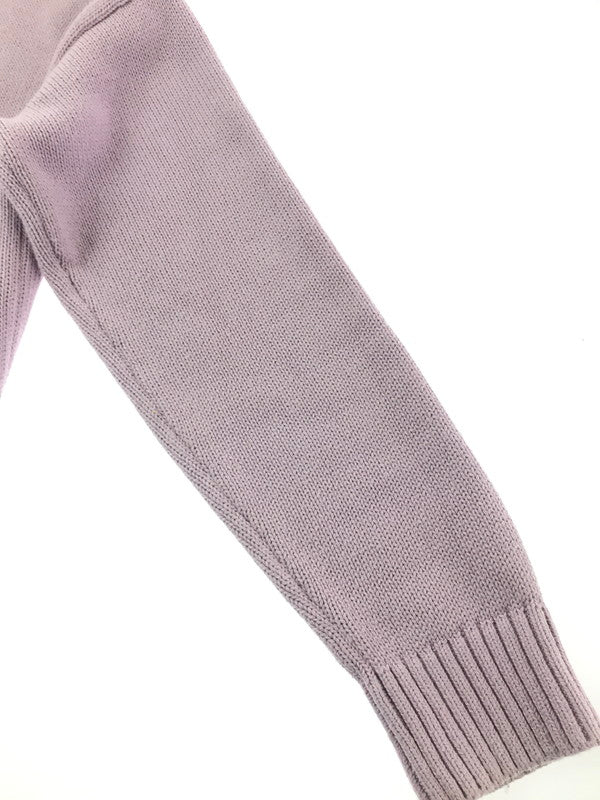 【中古品】【メンズ】 LAUREN RALPH LAUREN ローレン ラルフ ローレン LOGO KNIT SWEATER LIGHT PURPLE ロゴ ニット セーター トップス 168-260820-rt-04-tag サイズ：M カラー：ライトパープル 万代Net店
