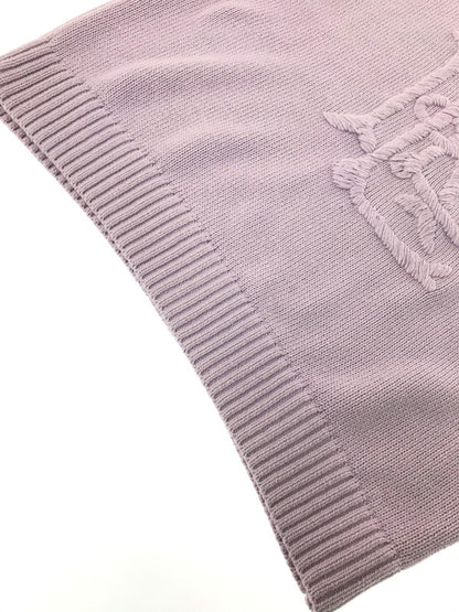 【中古品】【メンズ】 LAUREN RALPH LAUREN ローレン ラルフ ローレン LOGO KNIT SWEATER LIGHT PURPLE ロゴ ニット セーター トップス 168-260820-rt-04-tag サイズ：M カラー：ライトパープル 万代Net店