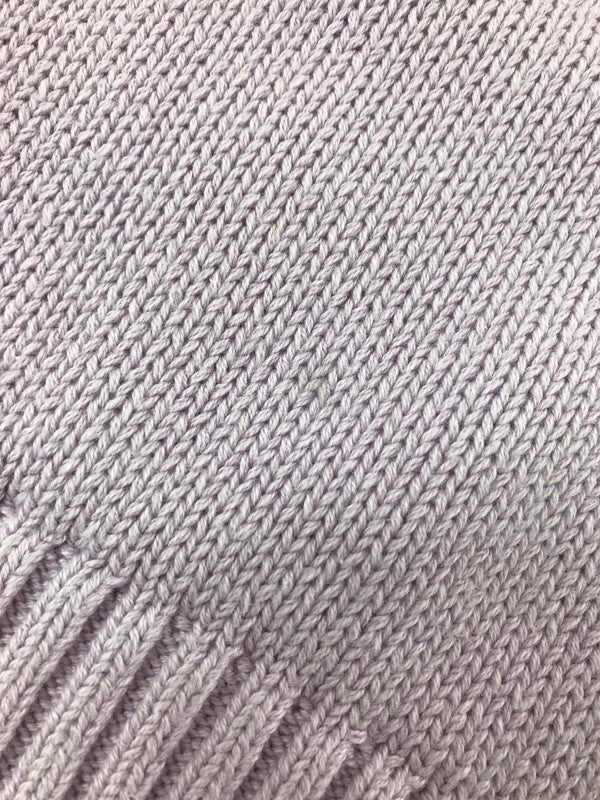 【中古品】【メンズ】 LAUREN RALPH LAUREN ローレン ラルフ ローレン LOGO KNIT SWEATER LIGHT PURPLE ロゴ ニット セーター トップス 168-260820-rt-04-tag サイズ：M カラー：ライトパープル 万代Net店