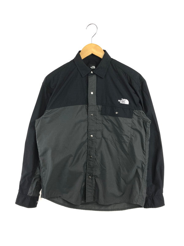 【中古品】【メンズ】 THE NORTH FACE ザ ノースフェイス L/S NUPTSE SHIRT NR12552 ヌプシ シャツ 長袖シャツ 144-260523-na-15-tagh サイズ：S カラー：ブラック/グレー 万代Net店