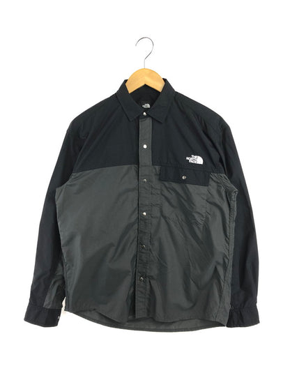 【中古品】【メンズ】 THE NORTH FACE ザ ノースフェイス L/S NUPTSE SHIRT NR12552 ヌプシ シャツ 長袖シャツ 144-260523-na-15-tagh サイズ：S カラー：ブラック/グレー 万代Net店