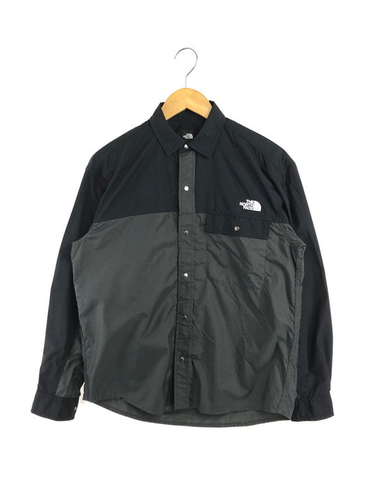 【中古品】【メンズ】 THE NORTH FACE ザ ノースフェイス L/S NUPTSE SHIRT NR12552 ヌプシ シャツ 長袖シャツ 144-260523-na-15-tagh サイズ：S カラー：ブラック/グレー 万代Net店