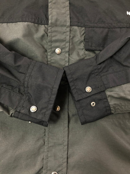 【中古品】【メンズ】 THE NORTH FACE ザ ノースフェイス L/S NUPTSE SHIRT NR12552 ヌプシ シャツ 長袖シャツ 144-260523-na-15-tagh サイズ：S カラー：ブラック/グレー 万代Net店