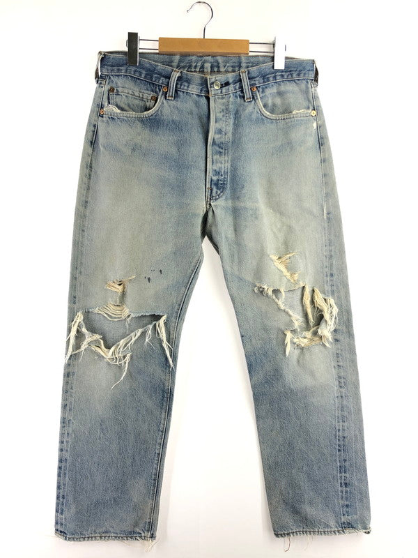 【ジャンク品】【メンズ】 Levi's リーバイス 501 DENIM PANTS 66後期～赤耳移行期 81年9月製造 刻印524 エルパソ工場製 デニムパンツ 157-260410-rt-20-tag サイズ：W36 L31 カラー：ライトインディゴ 万代Net店