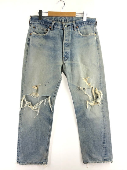 【ジャンク品】【メンズ】 Levi's リーバイス 501 DENIM PANTS 66後期～赤耳移行期 81年9月製造 刻印524 エルパソ工場製 デニムパンツ 157-260410-rt-20-tag サイズ：W36 L31 カラー：ライトインディゴ 万代Net店