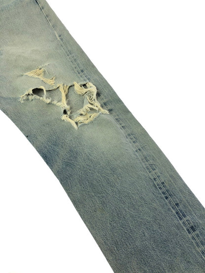 【ジャンク品】【メンズ】 Levi's リーバイス 501 DENIM PANTS 66後期～赤耳移行期 81年9月製造 刻印524 エルパソ工場製 デニムパンツ 157-260410-rt-20-tag サイズ：W36 L31 カラー：ライトインディゴ 万代Net店