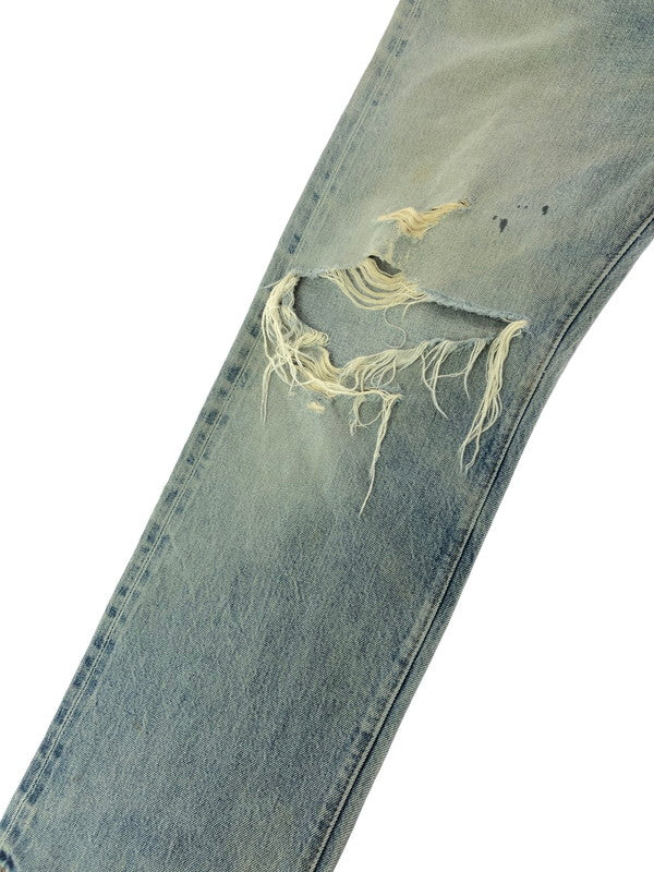 【ジャンク品】【メンズ】 Levi's リーバイス 501 DENIM PANTS 66後期～赤耳移行期 81年9月製造 刻印524 エルパソ工場製 デニムパンツ 157-260410-rt-20-tag サイズ：W36 L31 カラー：ライトインディゴ 万代Net店