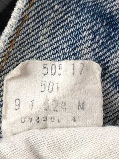 【ジャンク品】【メンズ】 Levi's リーバイス 501 DENIM PANTS 66後期～赤耳移行期 81年9月製造 刻印524 エルパソ工場製 デニムパンツ 157-260410-rt-20-tag サイズ：W36 L31 カラー：ライトインディゴ 万代Net店
