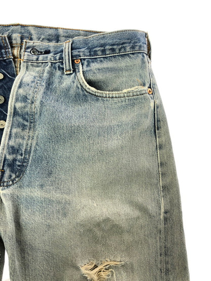 【ジャンク品】【メンズ】 Levi's リーバイス 501 DENIM PANTS 66後期～赤耳移行期 81年9月製造 刻印524 エルパソ工場製 デニムパンツ 157-260410-rt-20-tag サイズ：W36 L31 カラー：ライトインディゴ 万代Net店