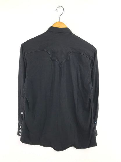 【中古品】【メンズ】 ROCK MOUNT FLAMINGO CLUB ロック７ マウンント フラミンゴ クラブ 80's RAYON GABARDINE WESTERN SHIRT USA製 ウエスタンシャツ 146-260416-rt-15-tag サイズ：不明 下記参照 カラー：ブラック 万代Net店