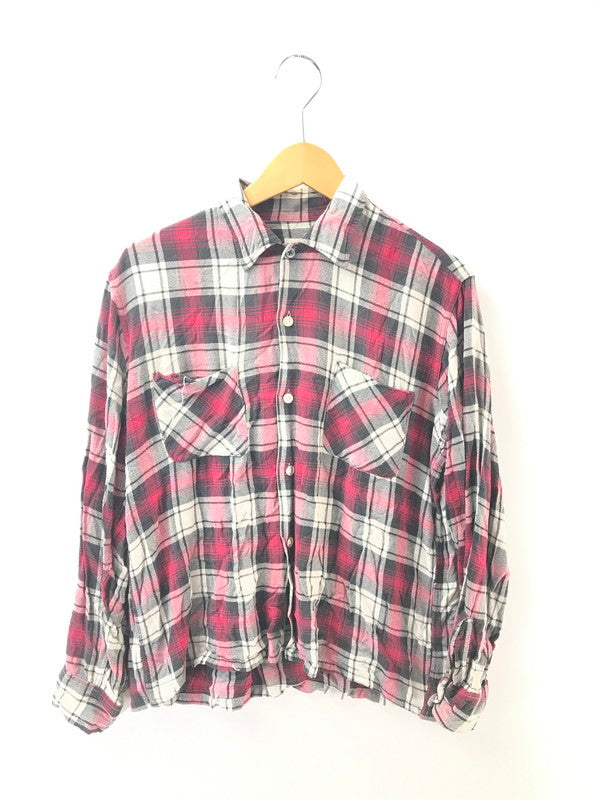 【現状渡し品】【メンズ】 GRANELLA グラネラ W.T.GRANT CO. 60's RAYON SHIRT 60年代 レーヨン シャツ 長袖シャツ トップス 146-260607-rt-08-tagh サイズ：15-15.5 カラー：レッド 万代Net店