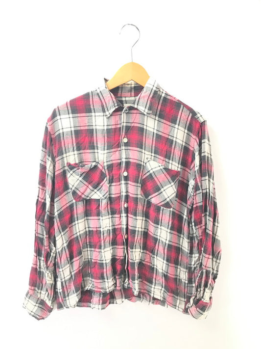【現状渡し品】【メンズ】 GRANELLA グラネラ W.T.GRANT CO. 60's RAYON SHIRT 60年代 レーヨン シャツ 長袖シャツ トップス 146-260607-rt-08-tagh サイズ：15-15.5 カラー：レッド 万代Net店