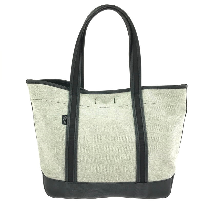 【中古品】【メンズ】 PORTER ポーター BOYFRIEND TOTE ボーイフレンドトート シャンブレー TOTE BAG トートバッグ カバン 188-260428-na-08-tagh カラー：グレー/ブラック 万代Net店