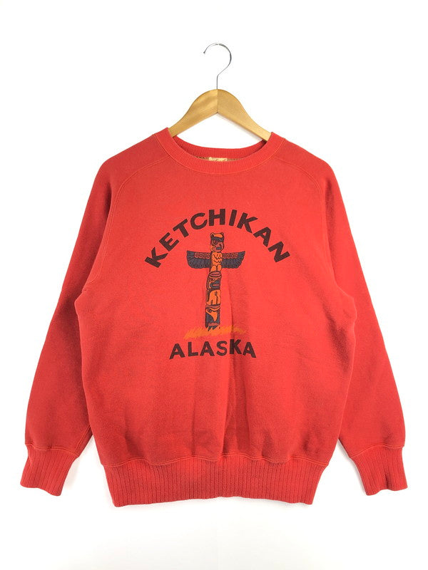 【中古品】【メンズ】 WHITESVILLE ホワイツビル KETCHIKAN ALASKA SWEATSHIRT スウェットシャツ トレーナー 145-260516-na-05-tagh サイズ：L カラー：レッド 万代Net店