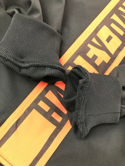 【中古品】【メンズ】 HARLEY DAVIDSON VERTICAL STRIPE HOODED STRETCH JACKET バーティカル ストライプ フーデッド ストレッチ ジャケット ライトアウター 145-260523-na-11-tagh サイズ：M カラー：ブラック 万代Net店