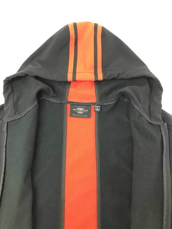 【中古品】【メンズ】 HARLEY DAVIDSON VERTICAL STRIPE HOODED STRETCH JACKET バーティカル ストライプ フーデッド ストレッチ ジャケット ライトアウター 145-260523-na-11-tagh サイズ：M カラー：ブラック 万代Net店
