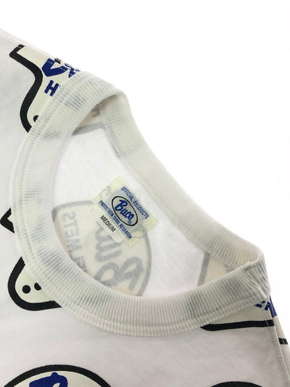 【中古品】【メンズ】 BUCO ブコ HELMET LOGO T-SHIRT ヘルメット ロゴ Tシャツ 半袖Tシャツ 145-260516-na-02-tagh サイズ：M カラー：ホワイト 万代Net店