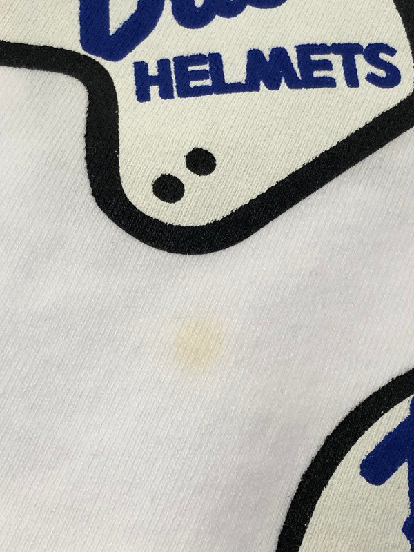 【中古品】【メンズ】 BUCO ブコ HELMET LOGO T-SHIRT ヘルメット ロゴ Tシャツ 半袖Tシャツ 145-260516-na-02-tagh サイズ：M カラー：ホワイト 万代Net店