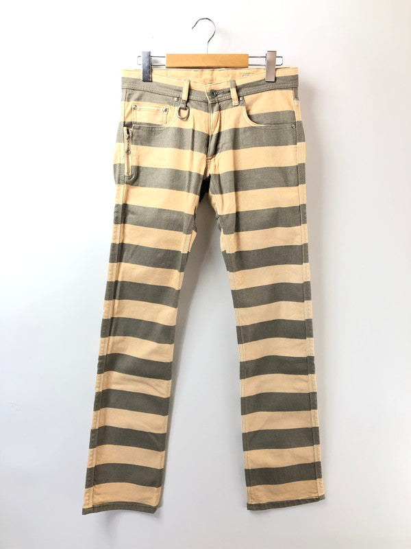 【中古品】【メンズ】 CALIFORNIA LINE カリフォルニアライン BORDER PANTS ボーダー パンツ ズボン ボトムス 156-260528-ki-15-tagh サイズ：30 カラー：グレー 万代Net店