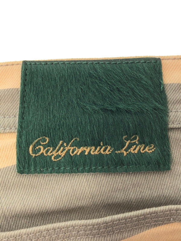 【中古品】【メンズ】 CALIFORNIA LINE カリフォルニアライン BORDER PANTS ボーダー パンツ ズボン ボトムス 156-260528-ki-15-tagh サイズ：30 カラー：グレー 万代Net店