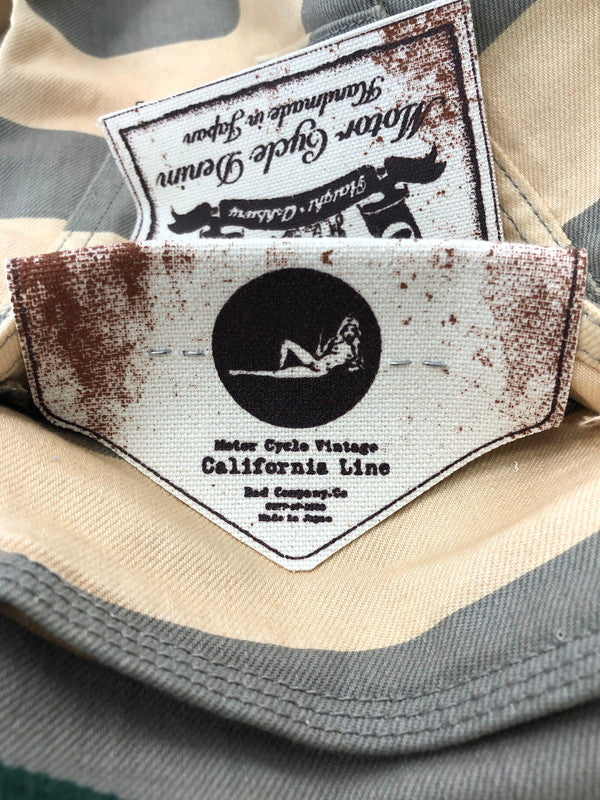 【中古品】【メンズ】 CALIFORNIA LINE カリフォルニアライン BORDER PANTS ボーダー パンツ ズボン ボトムス 156-260528-ki-15-tagh サイズ：30 カラー：グレー 万代Net店