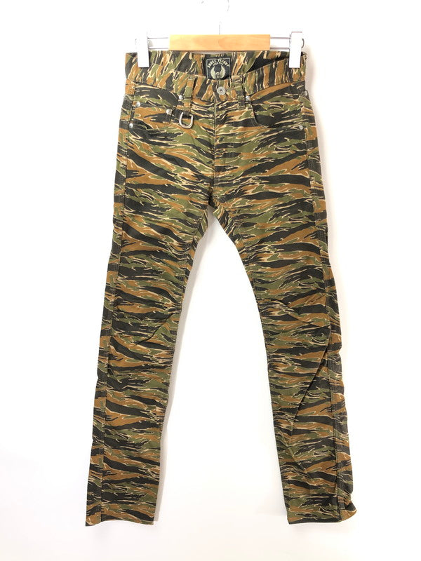 【中古品】【メンズ】 SKULL FLIGHT スカル フライト TIGER CAMO PANTS タイガー カモ パンツ ボトムス 156-260827-rt-05-tagh サイズ：28 カラー：マルチカラー 万代Net店