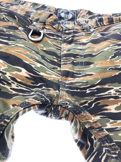 【中古品】【メンズ】 SKULL FLIGHT スカル フライト TIGER CAMO PANTS タイガー カモ パンツ ボトムス 156-260827-rt-05-tagh サイズ：28 カラー：マルチカラー 万代Net店