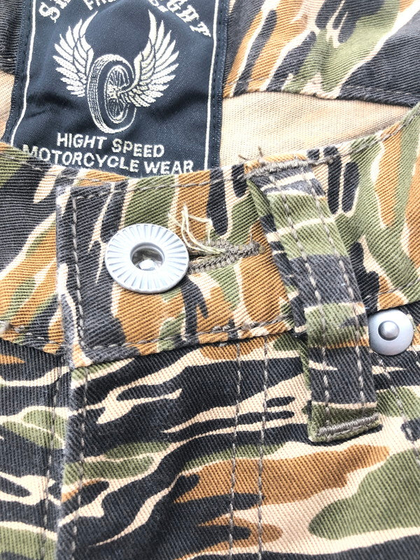【中古品】【メンズ】 SKULL FLIGHT スカル フライト TIGER CAMO PANTS タイガー カモ パンツ ボトムス 156-260827-rt-05-tagh サイズ：28 カラー：マルチカラー 万代Net店