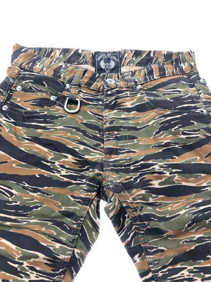【中古品】【メンズ】 SKULL FLIGHT スカル フライト TIGER CAMO PANTS タイガー カモ パンツ ボトムス 156-260827-rt-05-tagh サイズ：28 カラー：マルチカラー 万代Net店