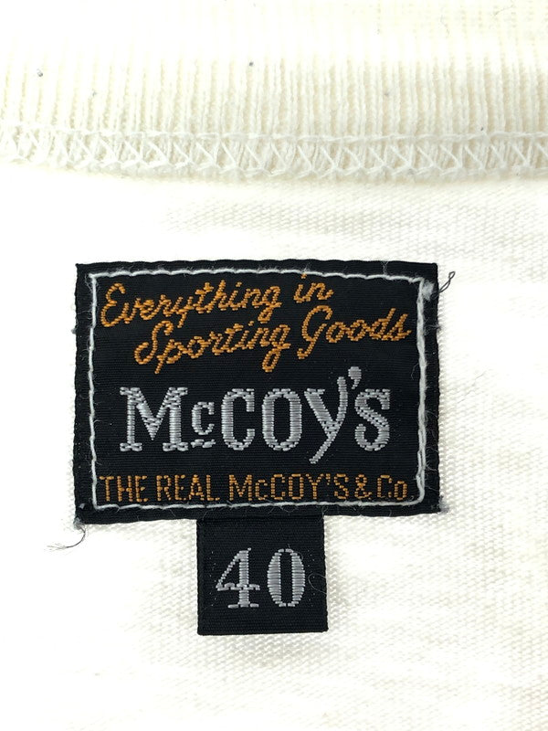 【中古品】【メンズ】 The REAL McCOY'S ザリアルマッコイズ S/S TEE Tシャツ 半袖Tシャツ 145-260509-na-07-tag サイズ：40 カラー：ホワイト 万代Net店