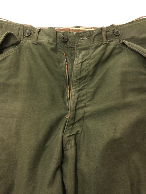 【現状渡し品】【メンズ】 U.S.ARMY アメリカ軍 58年 M-51 FIELD TROUSERS 8405-265-0372 フィールド トラウザーパンツ ボトムス 157-260422-na-09-tagh サイズ：SHORT MIDIUM カラー：カーキ 万代Net店