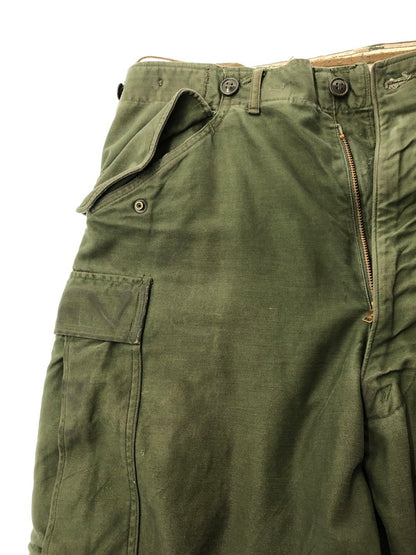 【現状渡し品】【メンズ】 U.S.ARMY アメリカ軍 58年 M-51 FIELD TROUSERS 8405-265-0372 フィールド トラウザーパンツ ボトムス 157-260422-na-09-tagh サイズ：SHORT MIDIUM カラー：カーキ 万代Net店